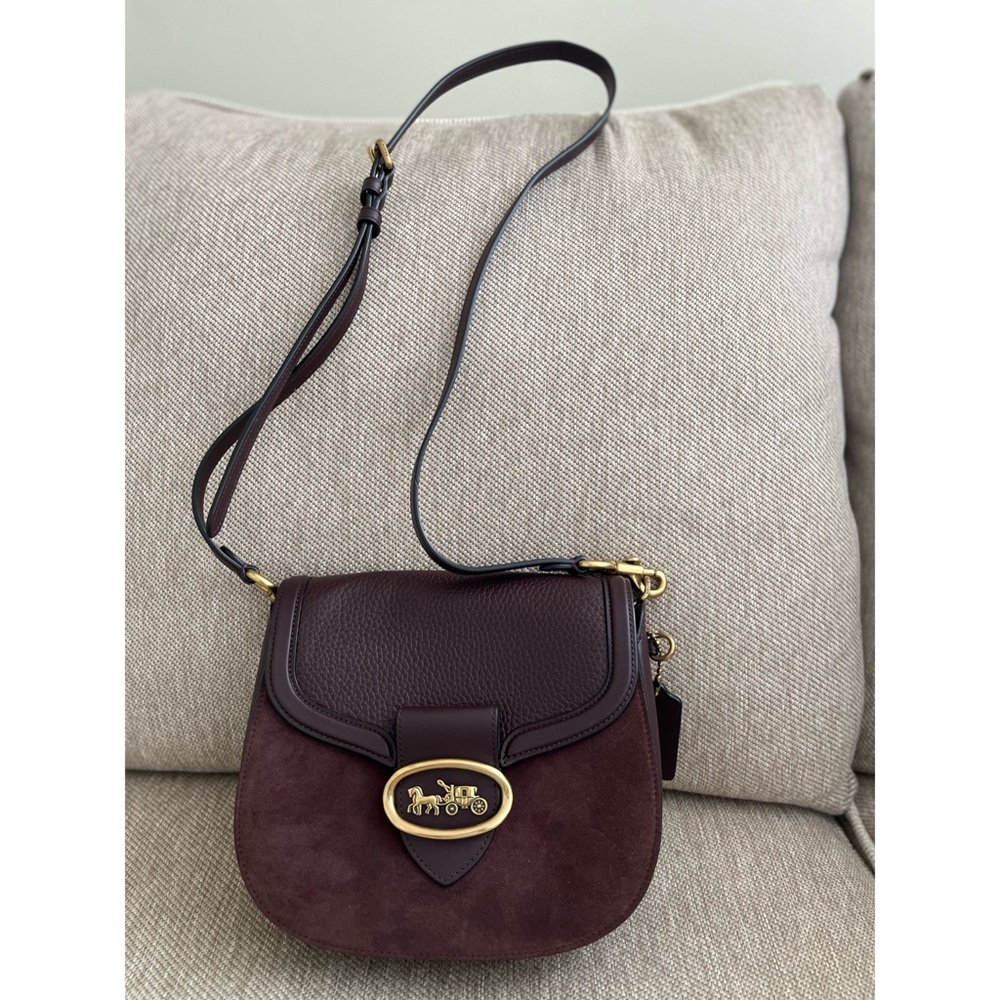 Authentic Coach Saddle Crossbody Bag